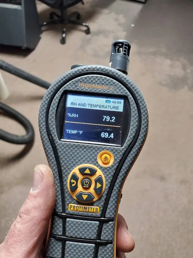 Moisture meter humidity assessment for Mold Remediation & Removal in Mundy